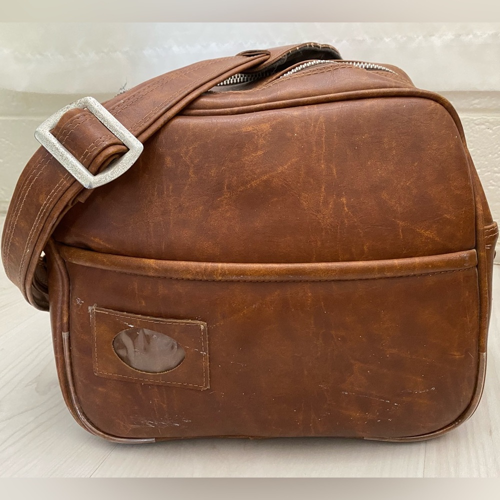 Vintage Pleather Carrying Bag